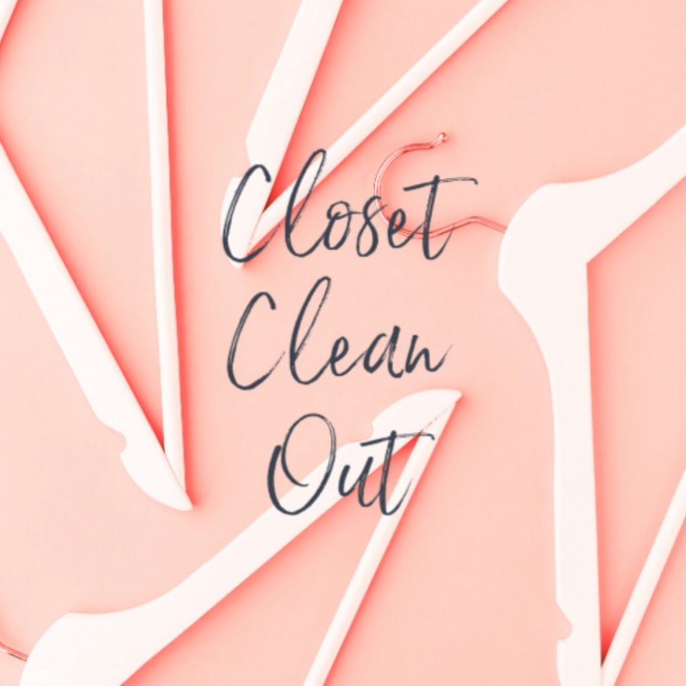 CLOSET CLEAN OUT!